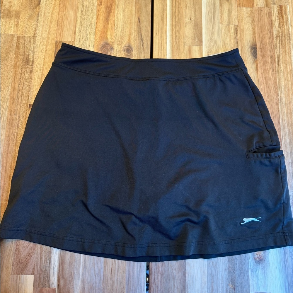 Black Slazenger Golf Skort